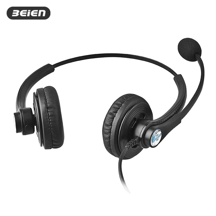 Wired Dual USB Headset for Office