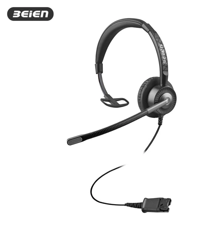 Monaural Quick Disconnect Wired Headset Mic suppliers