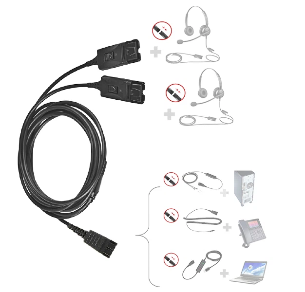 GNQD-3Y Training Cable 2 Mute Keys2 GNQD-3Y Training Cable 2 Mute Keys2