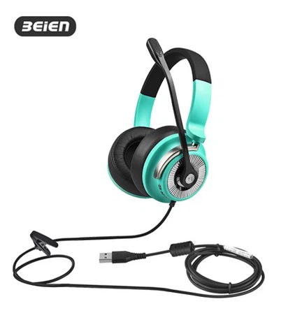 Ακουστικό USB με ακύρωση θορύβου με μικρόφωνο για Gamer