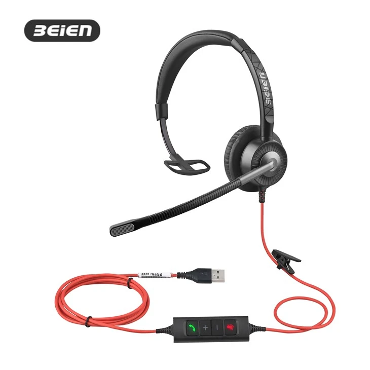 USB Mono Headband Leadset